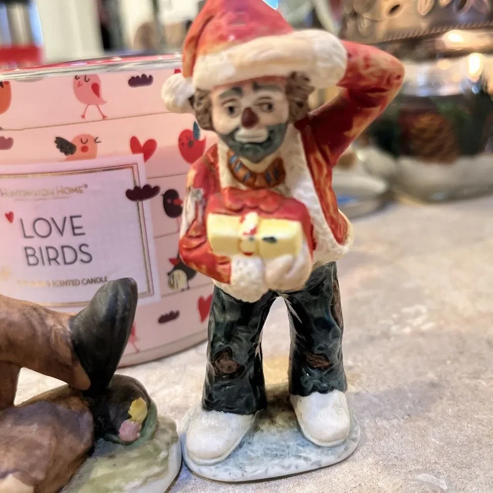 Vintage 2‎ Flambro Emmett Kelly Jr Figurines EUC